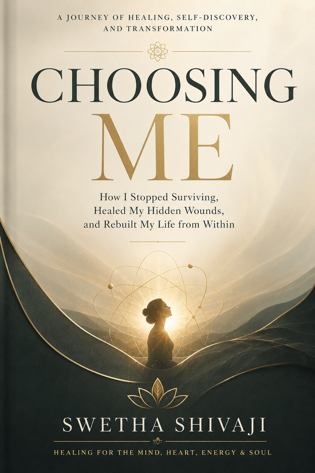Choosing Me by Swetha Shivaji — 3D book mockup